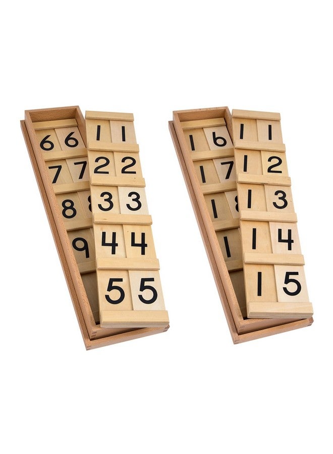 LEADER JOY Montessori Math Materials Teens & Tens Boards Preschool Toddler Toys Seguin Boards Home Edition - Image 1