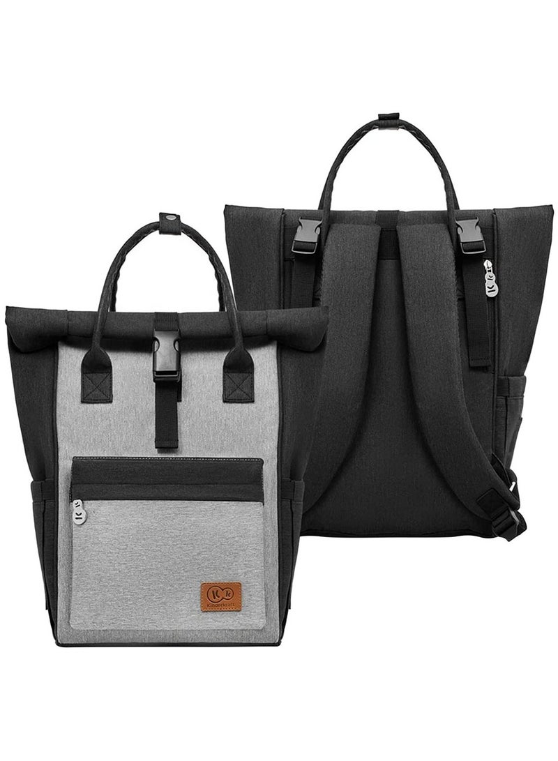 كيندركرافت حقيبة ظهر للحفاضات مون باك - رمادي - Image 1