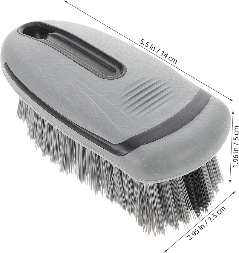 ABOOFAN Car Upholstery Scrub Brush with Stiff Bristles Multi-use Carpet Cleaning Brush for Car Interior and Home Portable Detail Scrubber and Upholstery - Image 2