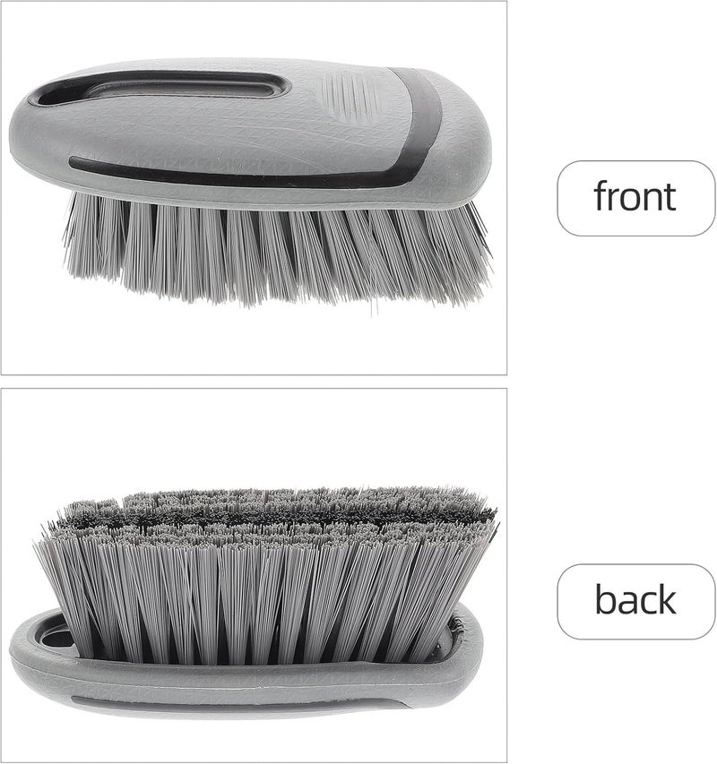 ABOOFAN Car Upholstery Scrub Brush with Stiff Bristles Multi-use Carpet Cleaning Brush for Car Interior and Home Portable Detail Scrubber and Upholstery - Image 3