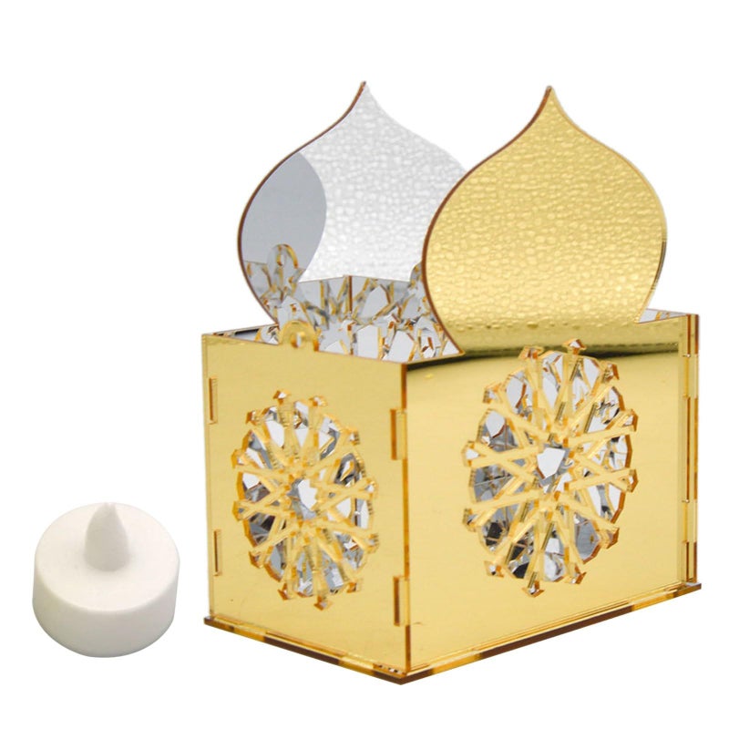 Acrylic Eid Ornament With LED Light Desktop Decor For Festival Party Tabletop - Image 2