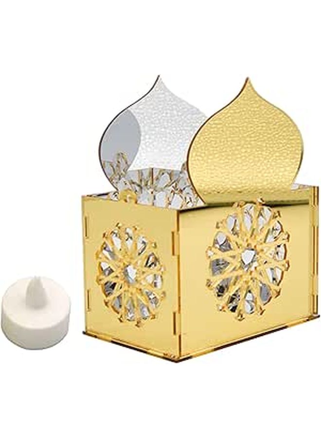 Acrylic Eid Ornament With LED Light Desktop Decor For Festival Party Tabletop - Image 1