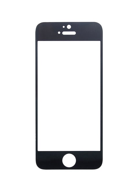 Tempered Glass Screen Protector For Apple iPhone 5 Black