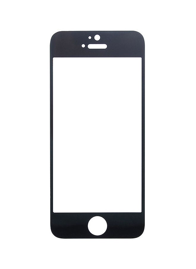 NIBEMINENT - Tempered Glass Screen Protector For Apple iPhone 5 Black - Image 1
