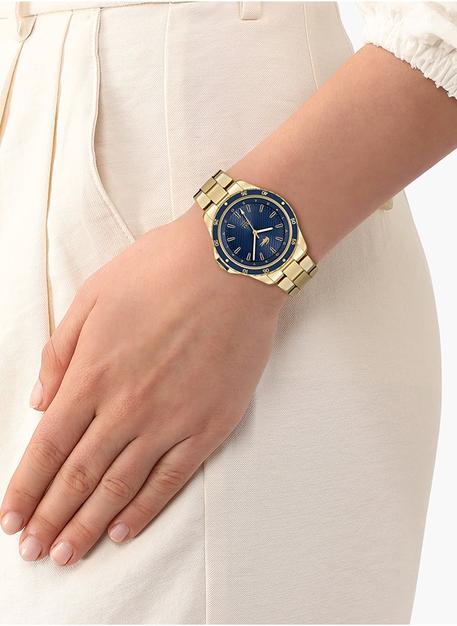 LACOSTE ساعة يد نسائية من الستانلس ستيل بعقارب دائرية الشكل 2001371 - 36 ملم  - Image 4
