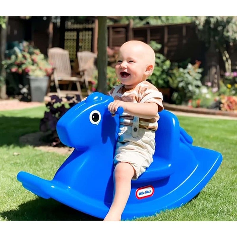 Little Tikes Classic Rocking Horse (Blue) - Image 3