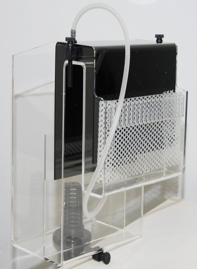 بلو أوشن حوض أسماك بلو أوشن سعة 125 جالونًا مزود بصندوق تصريف مستمر ونظام سيفون مستمر - Image 2