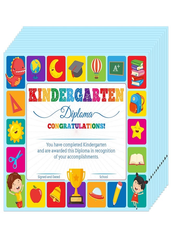 WhatSign 30PCS Kindergarten Certificate Kindergarten Diploma Kindergarten Graduation Achievement Certificate for Kids Certificate of Completion Student Awards Kindergarten School Supplies for Teachers - Image 1