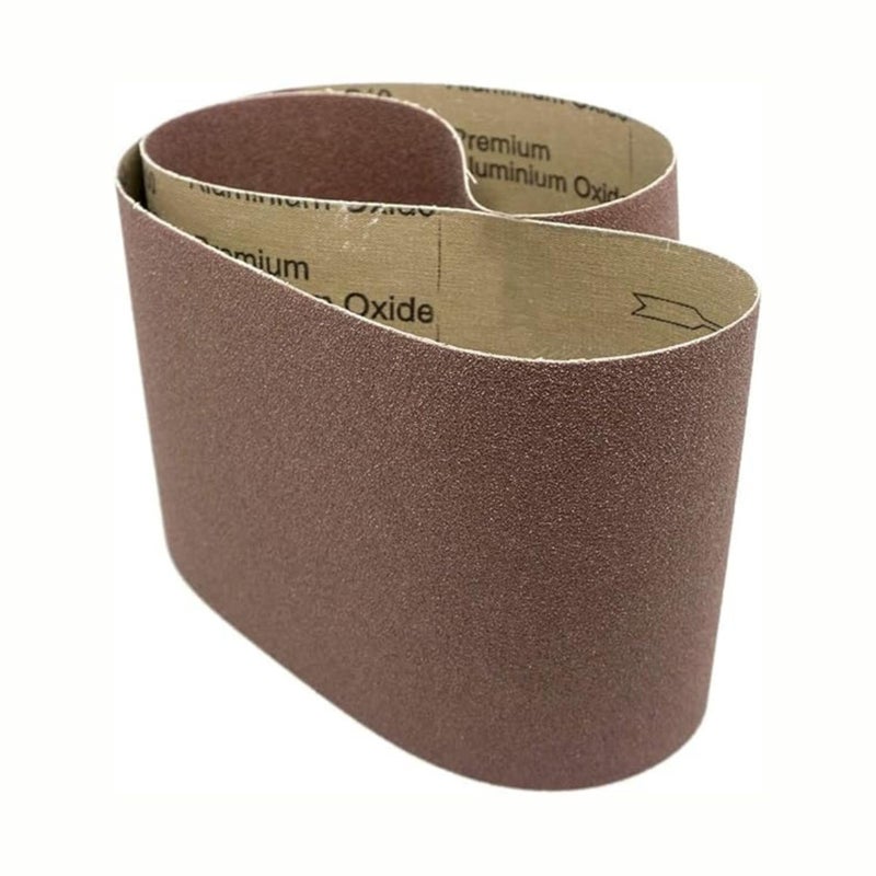 Benchmark Abrasives 6 x 48 Aluminum Oxide Sanding Belts for Grinding Deburring Polishing Rust Removal on Metal Stainless Steel and Carbon Steel Use with Belt Disc Sander 2 Pack 220 Grit