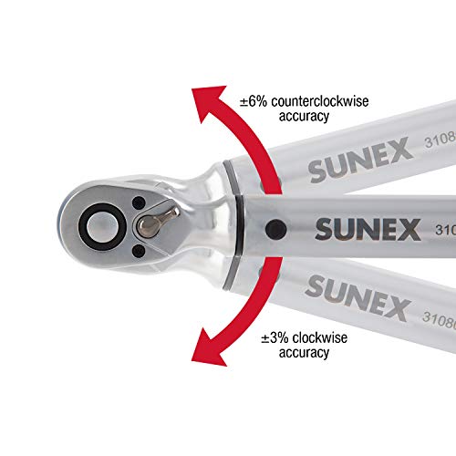 Sunex Tools Sunex 31080 3/8" Drive 10-80 Ft-lb 48T Torque Wrench - Image 3