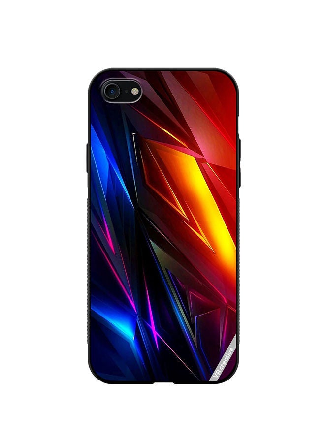 VR CREATIVE Protective Case Cover For Apple iPhone SE (2022) Multicolor Design - Image 1