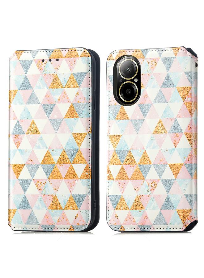 S-TOP Case For Realme C67 4G CaseNeo Colorful Magnetic Leather Phone Case - Image 2