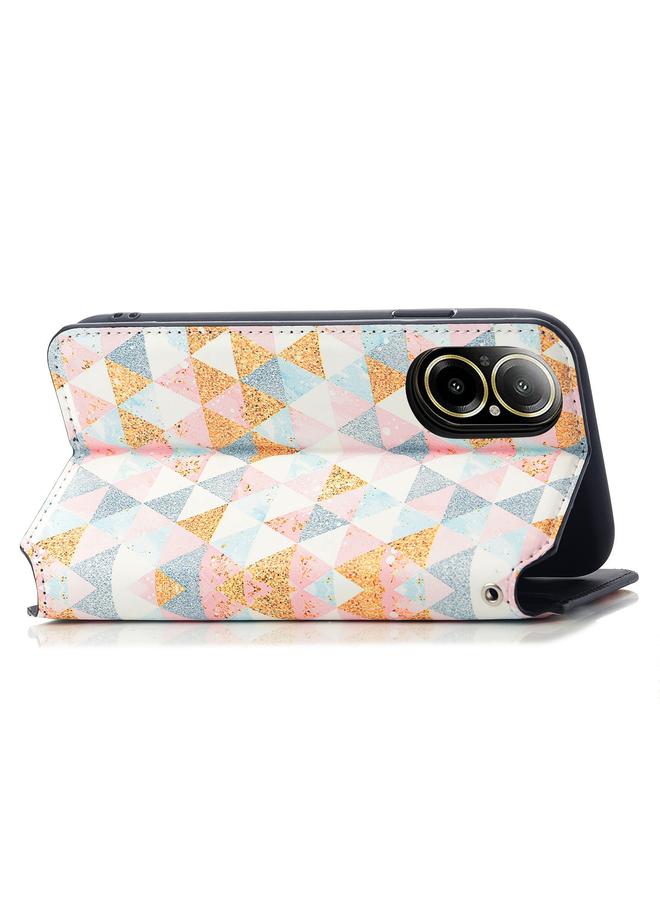 S-TOP Case For Realme C67 4G CaseNeo Colorful Magnetic Leather Phone Case - Image 3