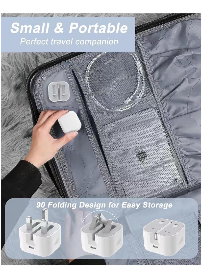 Anmi - 20W Folding Mobile Phone Wall Charger for iPhone 14/13/12/11/X, 2 Pack - Image 1