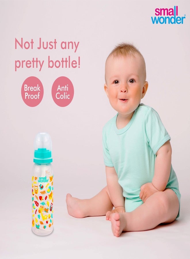Small Wonder Admire Baby Feeding Bottle (Pack of 2), 250 ML, Green - Image 5