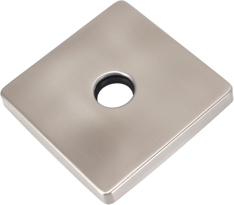 Naroote Square Shower Arm Flange Cover Plate, Extra Large Universal Stainless Steel Shower Escutcheon Plate, Oversized Replacement Decorative Flange, Ideal for Bathroom Arm (304 stainless steel 3) - Image 5
