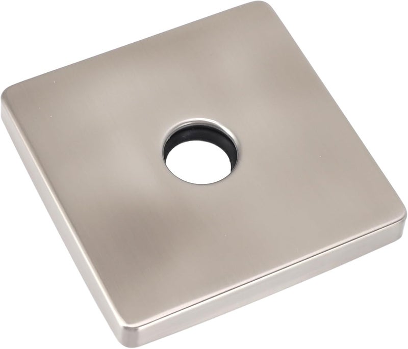 Naroote Square Shower Arm Flange Cover Plate, Extra Large Universal Stainless Steel Shower Escutcheon Plate, Oversized Replacement Decorative Flange, Ideal for Bathroom Arm (304 stainless steel 3) - Image 3