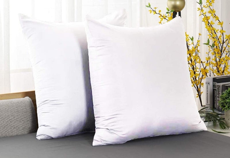 ATOOTFUSION ATOTFUSION Cushion Filler, Soft Comfortable Microfibre, Bed Linen Double Cushion, Decorative Cushion for Sofa, Car, Bedroom, 2 Count Cushion (40X40 Cm, White) - Image 5