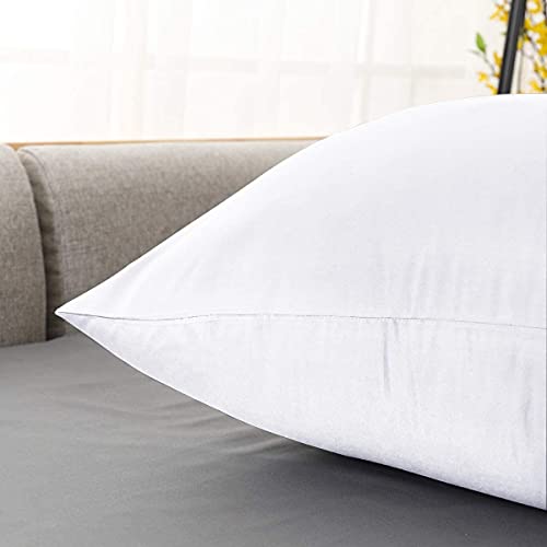 ATOOTFUSION ATOTFUSION Cushion Filler, Soft Comfortable Microfibre, Bed Linen Double Cushion, Decorative Cushion for Sofa, Car, Bedroom, 2 Count Cushion (40X40 Cm, White) - Image 2