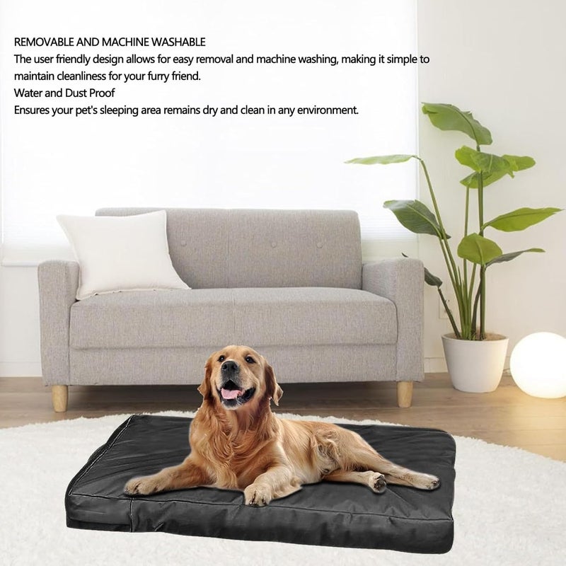 Stackable design Yosoo Dog Bed Cover Replacement, Dust Protection Comfortable Pet Sleeping Area with Machine Washable Oxford Fabric for Indoor and Outdoor (137 * 92 * 10cm) Systematic nationwide ship Ready goods scheduled ship Daily life matching design Durable versatile substance Multi usage Storage transit efficiency build Transit & use compatible Economical varied design options Local licensed courier Full village delivery cover Simple multi-feature universal build Market mainstream color picks Wide range compatible material User feedback upgraded quality Global standard processed material Modern color selections Flat working surface Global light sturdy raw material Easy daily handling design Multi-demand satisfied design Global simple assemble options Dust proof Multi-use upgraded craftsmanship Global upgraded economical craftsmanship - Image 3