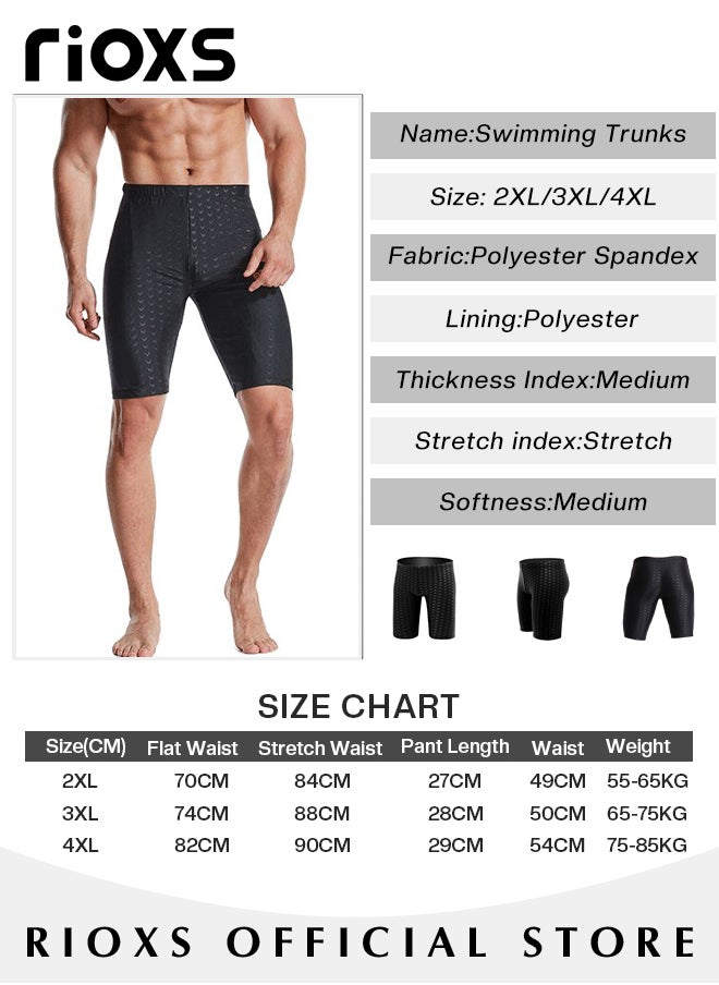 RIOXS - Mens Swimwear Set with Adjustable Anti Fog Swimming Goggles Swim Cap Nose Clip Ear Plugs and Storage Bag - Image 1