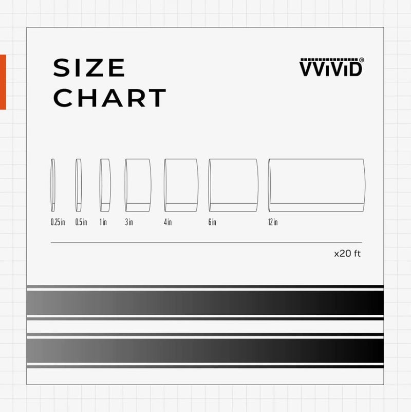 VViViD شريط لاصق فينيل أسود غير لامع بإصدار هواء 0.25" × 30 قدم - Image 5