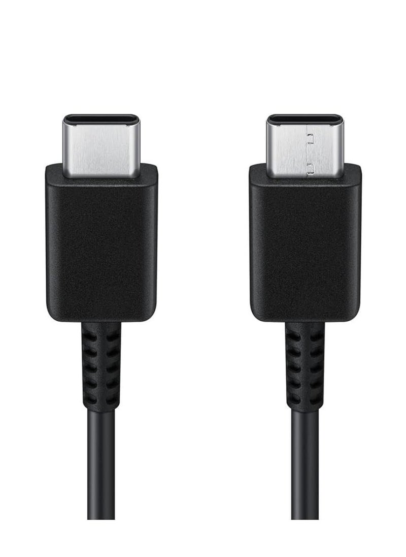 ESCASE - Super Fast Usb-C To Usb-C Charging Cable For Samsung Black - Image 1