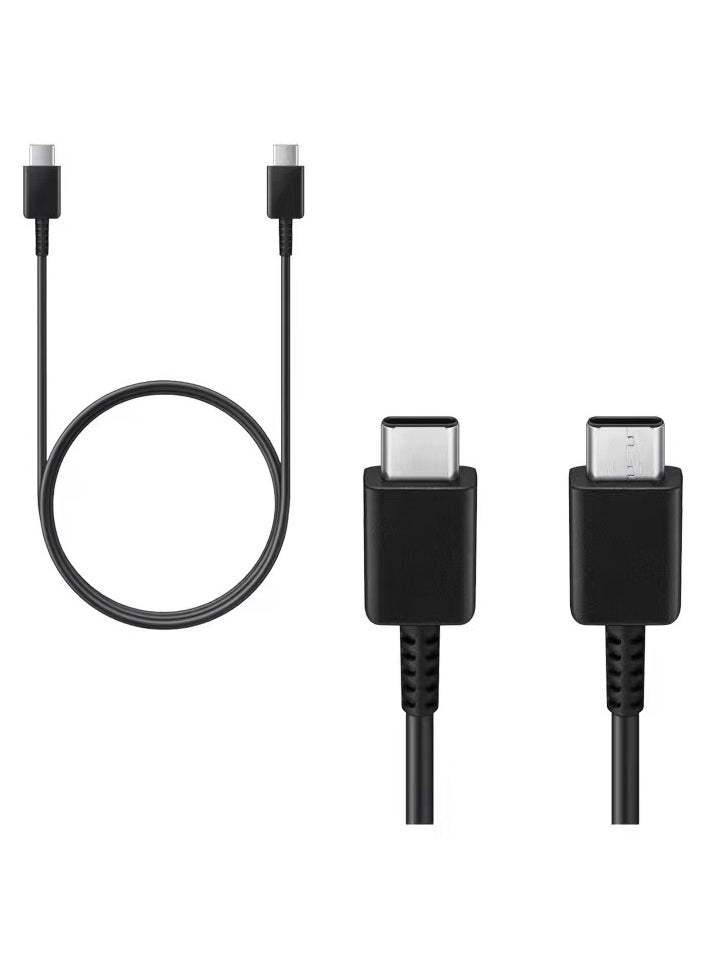 ESCASE - Super Fast Usb-C To Usb-C Charging Cable For Samsung Black - Image 1