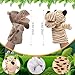 RoundFunny 4 Pcs Hand Puppet Animal with Working Mouth 98 Inch Animal Puppet Soft Plush Toy for Storytelling Theater Preschool Birthday GiftsLeopard Hippo Lion Tiger - Image 4