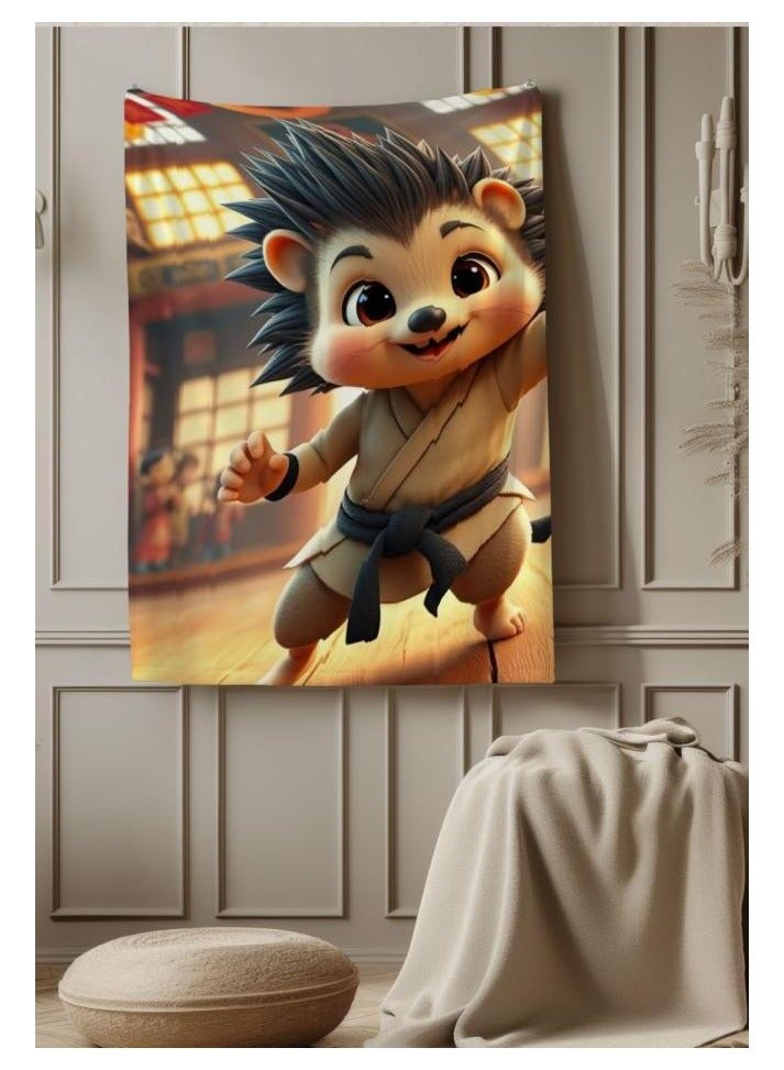 general Children's or student cartoon flannel thin blanket (warm and comfortable, suitable for sleep, games) 100cm*150cm - 495 - Image 1