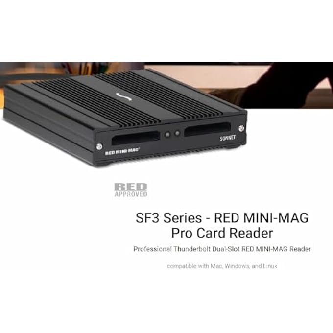 Sonnet TECHNOLOGIES SF3 SERIES - RED-MINI MAG CARD READER - Image 2