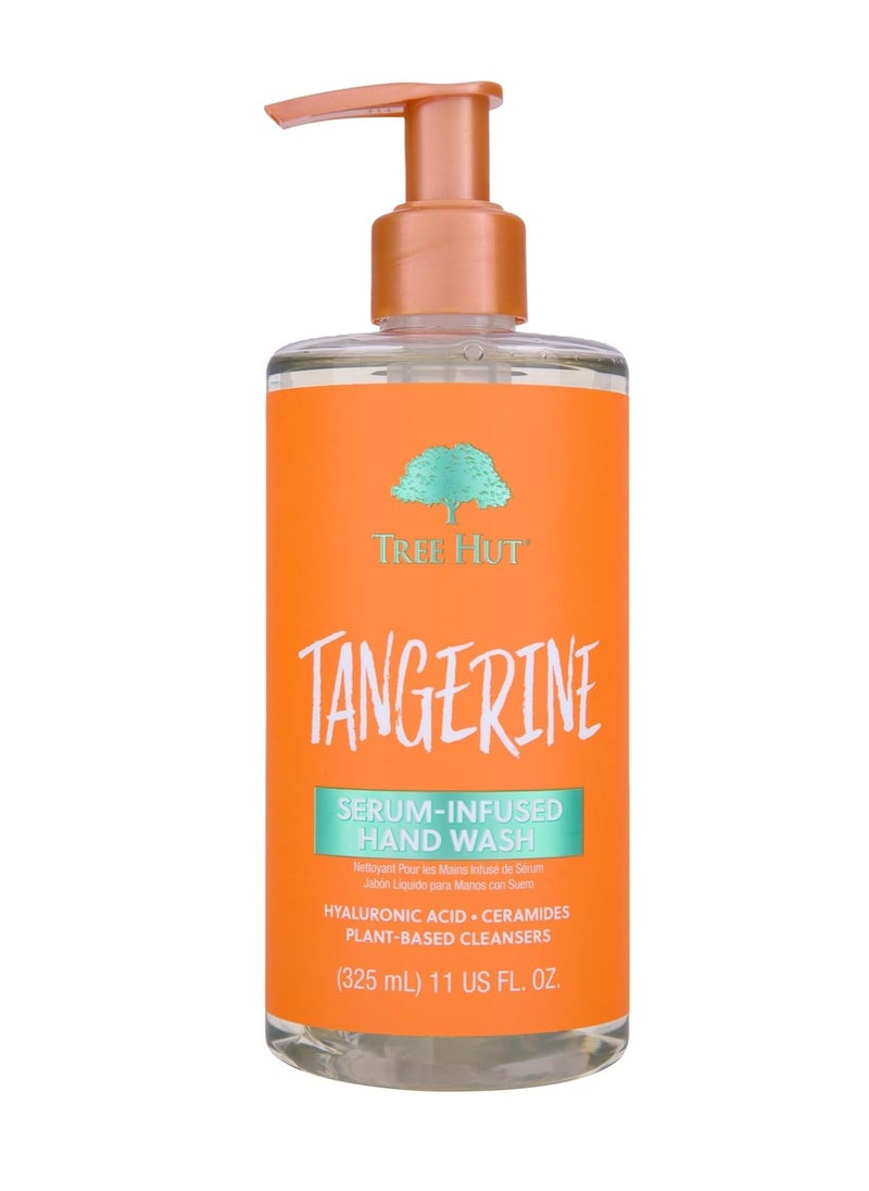 Tree Hut Tree Hut Tangerine Serum Infused Hand Wash | Nourish & Hydrate Hands with Strengthening Skin Care | Long Lasting Scent | Cleanse & Lock in Moisture | 11 fl oz.  - Image 1