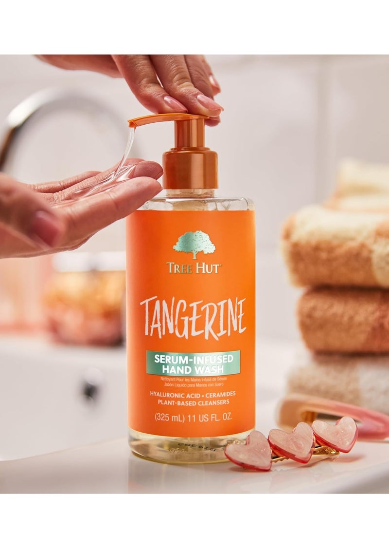 Tree Hut Tree Hut Tangerine Serum Infused Hand Wash | Nourish & Hydrate Hands with Strengthening Skin Care | Long Lasting Scent | Cleanse & Lock in Moisture | 11 fl oz.  - Image 2