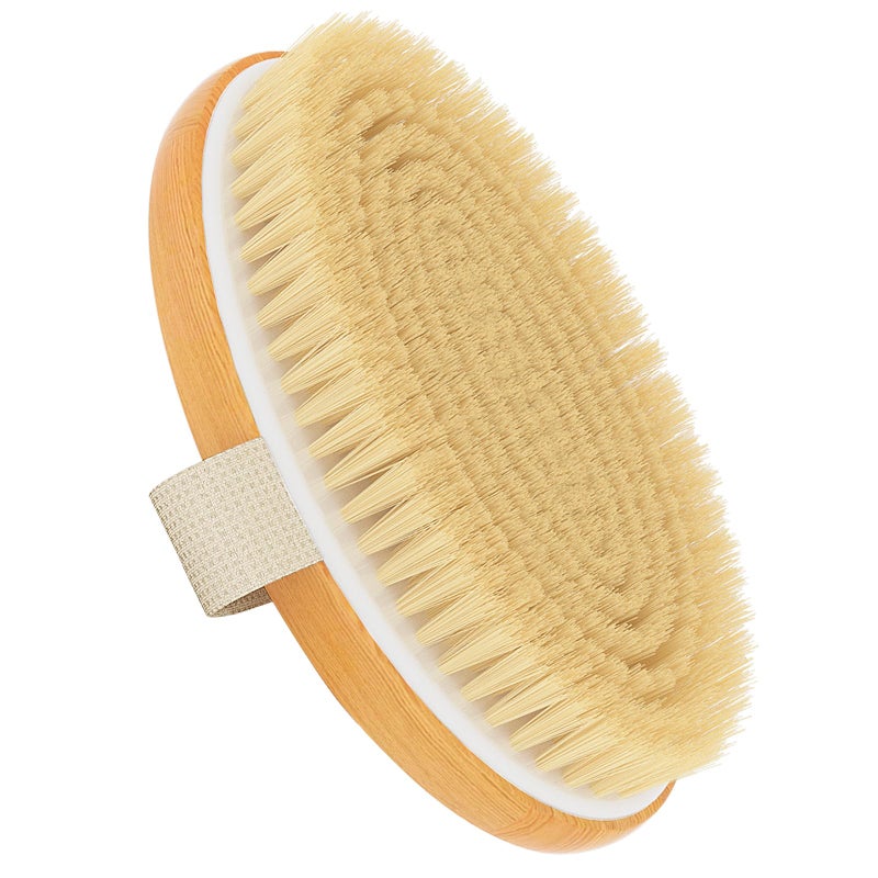 Metene Dry Brushing Body Brush, Exfoliating Body Scrubbers, Natural Bristles for Dry Skin, Improve Circulation, Stop Ingrown Hairs, Reduce Acne and Cellulite - Image 2