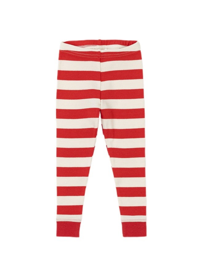 AVAUMA Baby Boys Girls Pajamas Sets 6M-10Y Kids Cute Toddler Christmas Stripe Pattern Design Pjs Cotton Sleepwear (RedST/RedCuff.5T) - Image 5