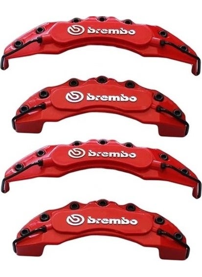 Tiger Marketing - Citroen DS3 Compatible Brembo Red Caliper Cover with 4 Oil Hoses - Image 1
