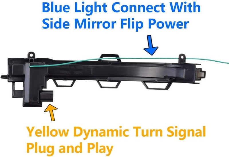 Vuzmode Light Smoked Side Mirror Sequential Turn Signal Light - Image 4