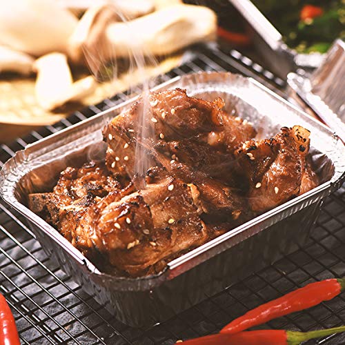 Waytiffer Loaf Pans [25 Pack] 2Lb Heavy Duty Disposable Aluminum Foil Premium Bread Tins Standard Size - 8.5" X 4.5" X 2.5" Perfect for Homemade Cakes & Breads - Image 4