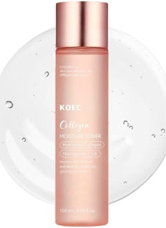 KOEC Triple Collagen Toner, Hydrolyzed, Atelo, & Soluble Collagen for Deep Hydration & Plump Skin - Fast-Absorbing Formula for All-Day Suppleness, Korean Skincare (3.38 fl.oz.)  - Image 1