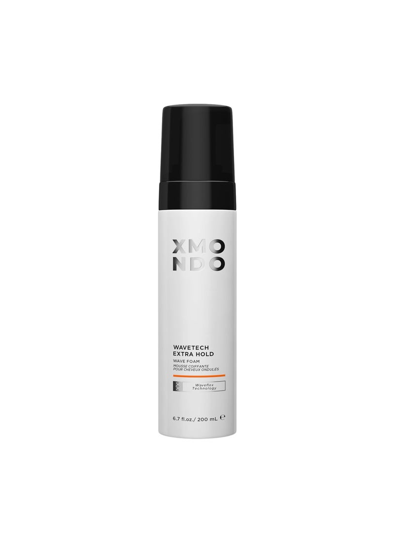 XMONDO XMONDO Hair Wavetech Extra Hold Wave Foam  Vegan Formula with ProVitamin B5 and AntiFrizz Nutrients to Fight Static Control Frizz and Enhance Your Wavy Hair 67 Fl Oz 1Pack 
