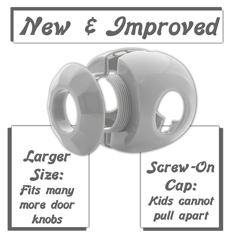 Driddle New & Improved - Door knob Baby Safety Cover - 5 Pack - Deter Little Kids from Opening Doors with A Child Proof Door Handle Lock - Driddle - Image 5