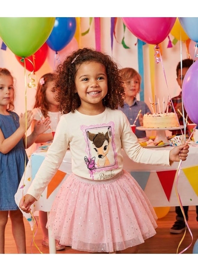 ديزني تي شيرت ديزني وورلد للبنات بأكمام طويلة 100% قطن من Kids TV - Image 3