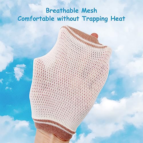 NASHRIO Baby Knee Pads for Crawling, Anti-Slip and Protect Toddlers Knees. Knee Warmer and Breathable 3D Mesh for Boys and Girls, 3 6 12 Months Old Baby Must Haves (3 Pairs) - Image 3