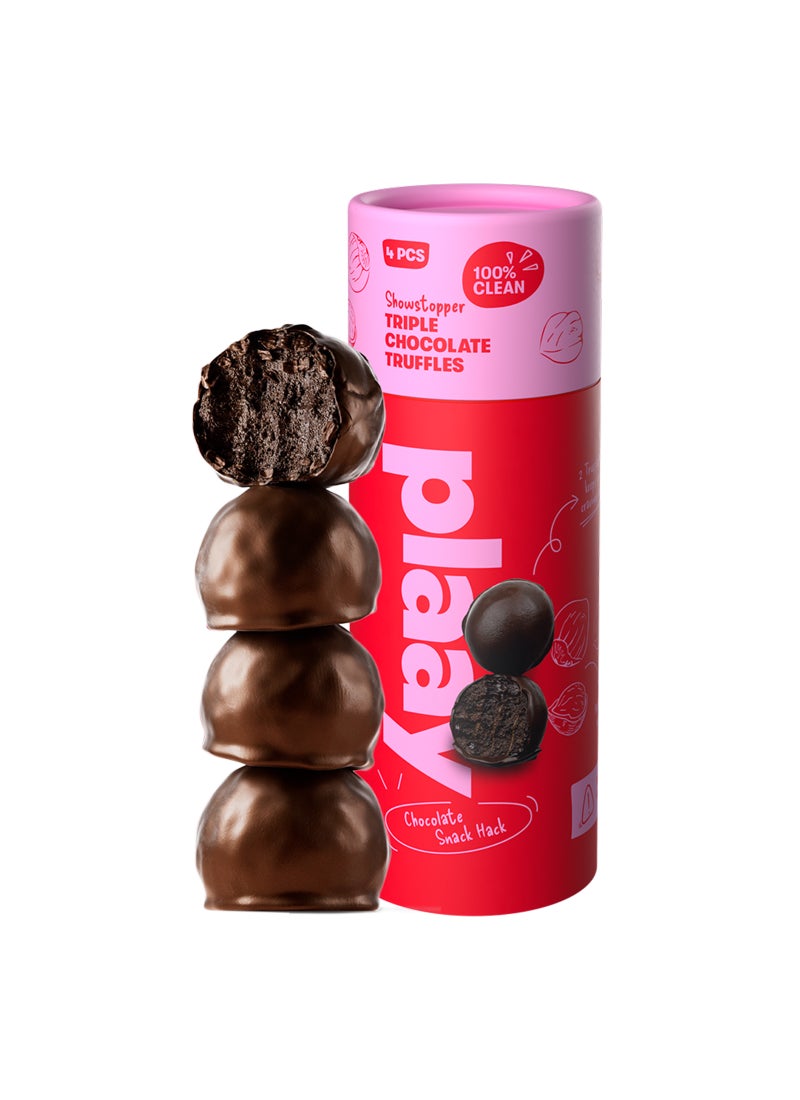 Plaay After Dark Triple Chocolate Truffles - Image 1