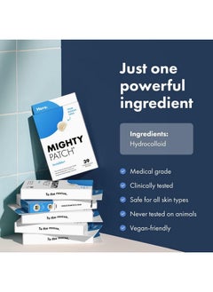 Mighty Patch Mighty Patch Hero Cosmetics Invisible+ Patch - Daytime Hydrocolloid Acne Pimple Patches for Covering Zits and Blemishes, Ultra Thin Spot Stickers for Face and Skin (24 Medium and 15 Small Patches)  - Image 5