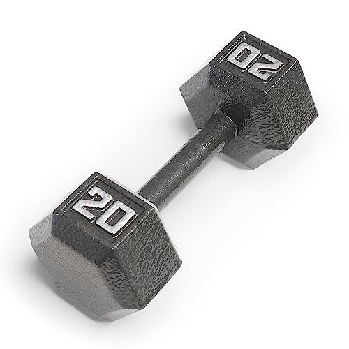 Marcy 20lb Cast Iron Hex Dumbbell, Single, IV-2020 - Image 1