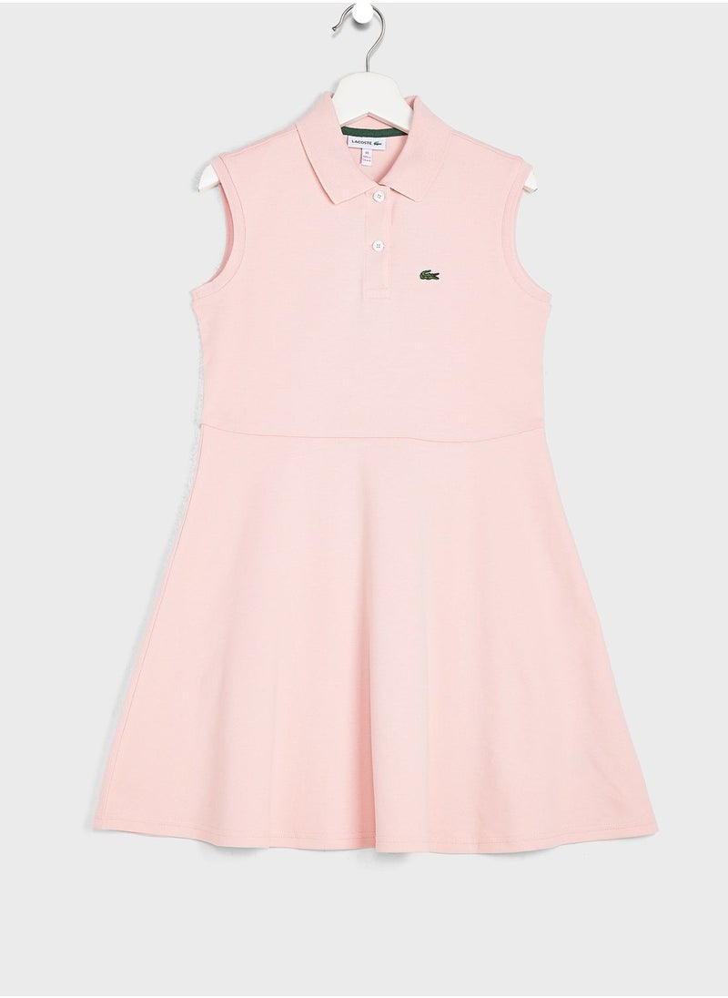 LACOSTE - Kids Essential Dress - Image 1