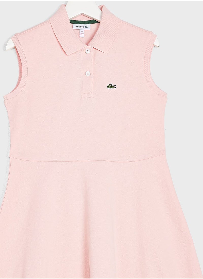 LACOSTE - Kids Essential Dress - Image 1