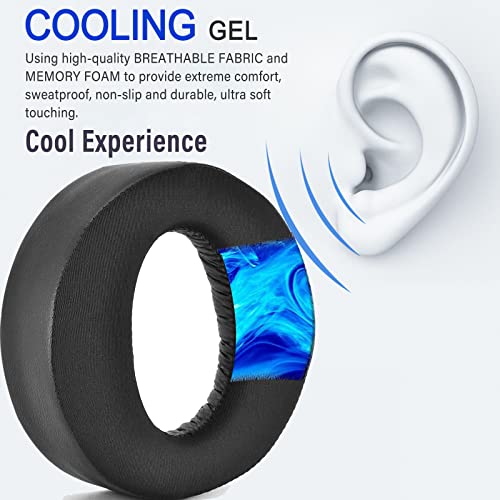 Sodorous PS5 Pulse 3D Cooling Gel Ear Pads Replacement Ear Cushions for Sony PlayStation 5 Pulse 3D PS5 3D Wireless Headset Earpads, Ear Cups Repair Parts - Image 3