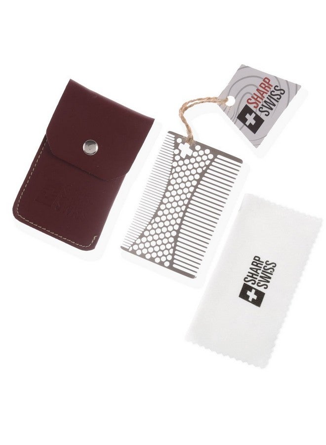 SHARPSWISS Credit Card Wallet Hair Combpocket Mini Beard Comb Keep Beard And Hair Neat And Clean - Image 4